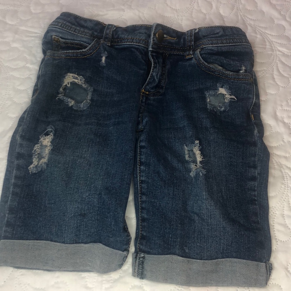 ripped shorts
